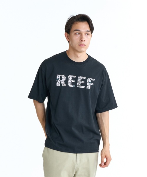 REEF(リーフ)の「REEF FLOWER LEAF LOGO SS T Tシャツ 【2026年春夏モデル】/リーフ半袖ロゴTシャツ(Tシャツ/カットソー・メンズ・イエロー/ホワイト/グリーン/ブラック・X-LARGE/LARGE/MEDIUM/SMALL)」の2枚目の写真