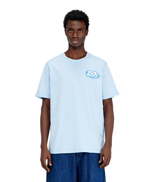 DIESEL(ディーゼル)の「メンズ Tシャツ T-ADJUST-V7(Tシャツ/カットソー・メンズ・ライトインディゴブルー/チャコールグレー・MEDIUM/LARGE/SMALL/X-LARGE/X-SMALL/XXX-LARGE/XX-LARGE)」の11枚目の写真