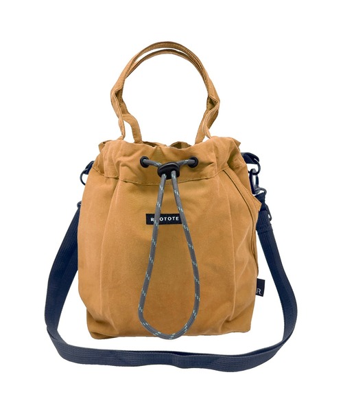 ROOTOTE(ルートート)の「ROOTOTE ルートート SC.サコッシュ.ドローストリング-A(ショルダーバッグ・レディース・ブラック/ブルー/タン/ベージュ・FREE)」の3枚目の写真