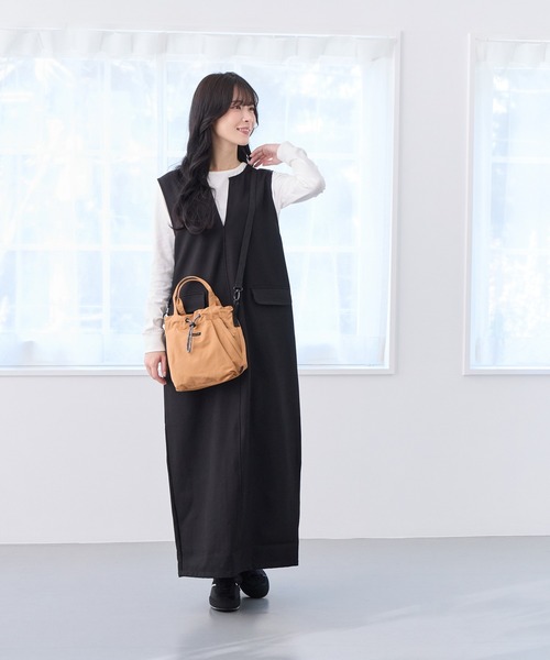 ROOTOTE(ルートート)の「ROOTOTE ルートート SC.サコッシュ.ドローストリング-A(ショルダーバッグ・レディース・ブラック/ブルー/タン/ベージュ・FREE)」の9枚目の写真