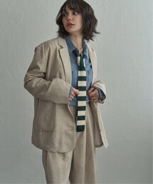 notch.（ノッチ）の「【セットアップ対応】リネンライクテーラードジャケット（テーラードジャケット）」