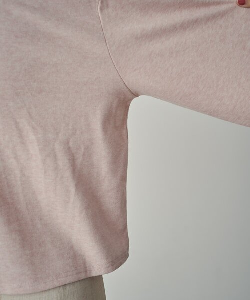 goocy(グーシー)の「【一枚で二役!】前後2WAYカットソーカーデ(Tシャツ/カットソー・レディース・ブラック/ライトグレー/グレー/ピンク・FREE)」の6枚目の写真