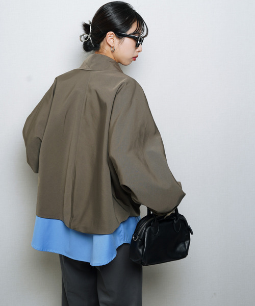 Chillfar（チルファー）の「ドルマンブルゾン（ブルゾン・レディース・ブラック・FREE）」の13枚目の写真