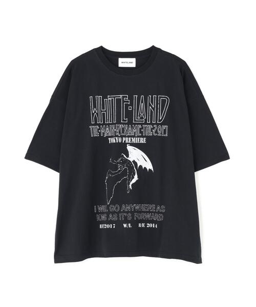 WHITELAND(ホワイトランド)の「【WEB&DEPOT限定】WHITELAND/ホワイトランド/ANGEL S/S TEE(Tシャツ/カットソー・メンズ・ブラック・L)」の1枚目の写真