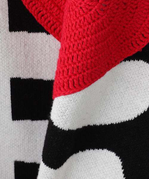 DISCOVERED(ディスカバード)の「DISCOVERED / ディスカバード COTTON BONE KNIT(ニット/セーター・メンズ・ブラック・3)」の3枚目の写真