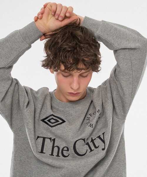 WISH FOR EVER(ウィッシュフォーエバー)の「【UMBRO】GAME LOGO DRAW CODE SWEAT / ゲームロゴスウェット(スウェット・メンズ・グレー/ネイビー/レッド・SMALL/MEDIUM/LARGE)」の14枚目の写真