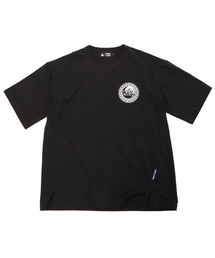 Monkey Flower（モンキーフラワー）の「コモンコーラルフォントドローイング半袖Tシャツ/MS0WTS14U BLACK（Tシャツ/カットソー）」