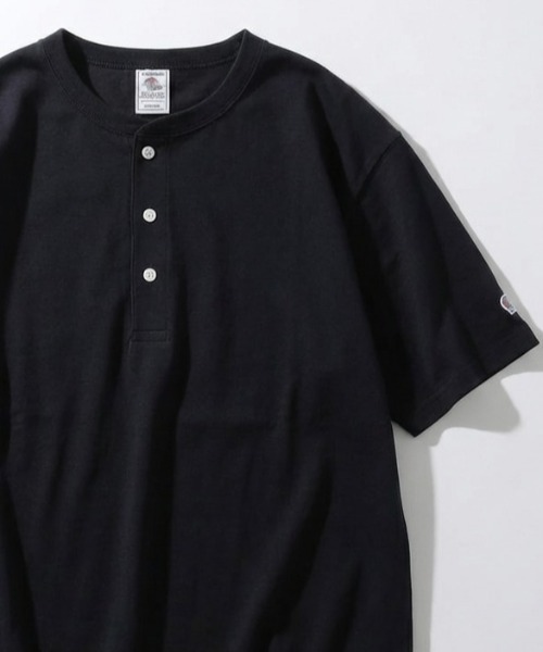 JEMORGAN（ジェーイーモーガン）の「2026SS JEMORGAN/ジェーイーモーガン ワンポイントロゴ ワッペン刺繍  ヘンリーネック半袖Tシャツ レディース メンズ（Tシャツ/カットソー・レディース・カーキ/ネイビー/ホワイト/ベージュ/グレー/ブラック・XL/L/M/S）」の2枚目の写真