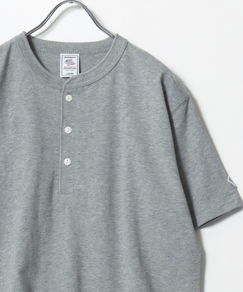 JEMORGAN（ジェーイーモーガン）の「2026SS JEMORGAN/ジェーイーモーガン ワンポイントロゴ ワッペン刺繍  ヘンリーネック半袖Tシャツ レディース メンズ（Tシャツ/カットソー・レディース・カーキ/ネイビー/ホワイト/ベージュ/グレー/ブラック・XL/L/M/S）」の20枚目の写真