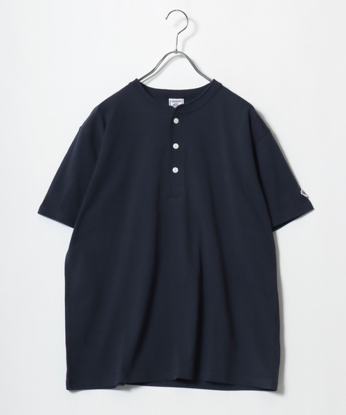 JEMORGAN（ジェーイーモーガン）の「2026SS JEMORGAN/ジェーイーモーガン ワンポイントロゴ ワッペン刺繍  ヘンリーネック半袖Tシャツ レディース メンズ（Tシャツ/カットソー・レディース・カーキ/ネイビー/ホワイト/ベージュ/グレー/ブラック・XL/L/M/S）」の11枚目の写真