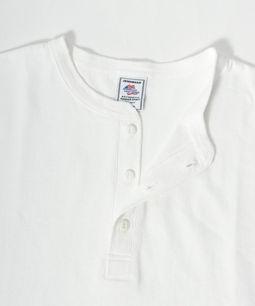 JEMORGAN（ジェーイーモーガン）の「2026SS JEMORGAN/ジェーイーモーガン ワンポイントロゴ ワッペン刺繍  ヘンリーネック半袖Tシャツ レディース メンズ（Tシャツ/カットソー・レディース・カーキ/ネイビー/ホワイト/ベージュ/グレー/ブラック・XL/L/M/S）」の14枚目の写真