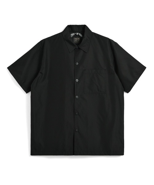 TAION(タイオン)の「【TAION(タイオン)】〈ユニセックス〉ノンダウン ミリタリー ボタンスリット ハーフスリーブ シャツ(シャツ/ブラウス・メンズ・ブラック/オフホワイト/ダークオリーブ/インディゴブルー/ライトインディゴブルー/ダークネイビー・2XL/XL/L/M/S)」の15枚目の写真