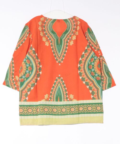 チャイハネ（チャイハネ）の「【チャイハネ】ダシキーナMEN'Sトップス（その他トップス・メンズ・オレンジ/ベージュ/ブラック・FREE）」の9枚目の写真