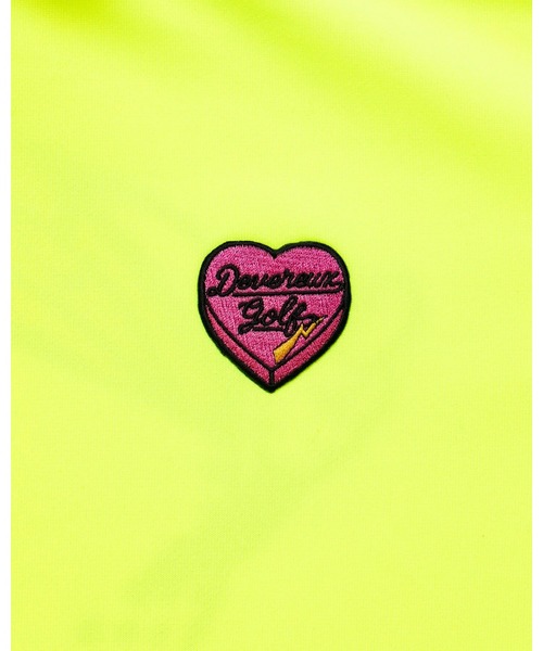 DEVEREUX GOLF(デヴァローゴルフ)の「WOMEN ARIZONA HomieリブモックネックTEE(Tシャツ/カットソー・レディース・イエロー/オレンジ・MEDIUM/SMALL)」の6枚目の写真