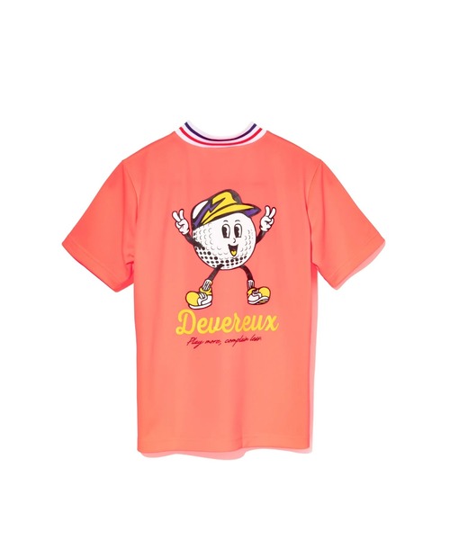 DEVEREUX GOLF(デヴァローゴルフ)の「WOMEN ARIZONA HomieリブモックネックTEE(Tシャツ/カットソー・レディース・イエロー/オレンジ・MEDIUM/SMALL)」の8枚目の写真