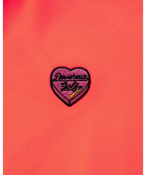 DEVEREUX GOLF(デヴァローゴルフ)の「WOMEN ARIZONA HomieリブモックネックTEE(Tシャツ/カットソー・レディース・イエロー/オレンジ・MEDIUM/SMALL)」の11枚目の写真