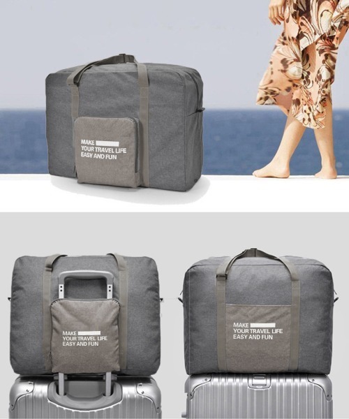 Miniministore（ミニミニストア）の「キャリーオンバッグ 折りたたみバッグ軽量（スーツケース/キャリーバッグ・レディース・ダークブルー/オレンジ/チャコールグレー/グレー・FREE）」の13枚目の写真