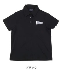 DOCUS（ドゥーカス）の「DOCUS（ドゥーカス）レディース フラッグロゴ 半袖 ポロシャツ（ゴルフグッズ）」