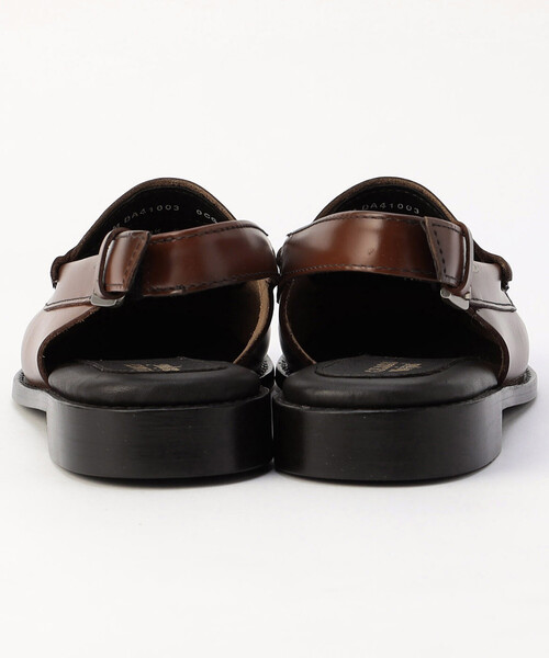 FREAK'S STORE（フリークスストア）の「G.H.BASS/ジーエイチバス PENNY SLING/ペニースリング/ローファーサンダル（ローファー・レディース・キャメル/ブラック・7/6.5/7.5）」の5枚目の写真