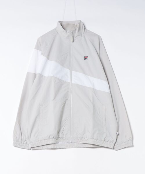 FILA（フィラ）の「《FILA》TRACK JACKET（ジャージ・メンズ・アイボリー/ネイビー/ライトグレー・XL/L/S/M）」の2枚目の写真