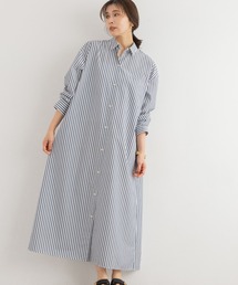 BARNYARDSTORM | 【『BABALOG』YouTubeご紹介アイテム】BARNYARDSTORM / ストライプシャツワンピース / ハンドウォッシャブル(ワンピース)