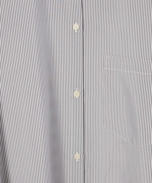 BARNYARDSTORM（バンヤードストーム）の「BARNYARDSTORM / ストライプシャツワンピース / ハンドウォッシャブル（ワンピース・レディース・ブラック系その他/ブルー系その他・FREE）」の11枚目の写真