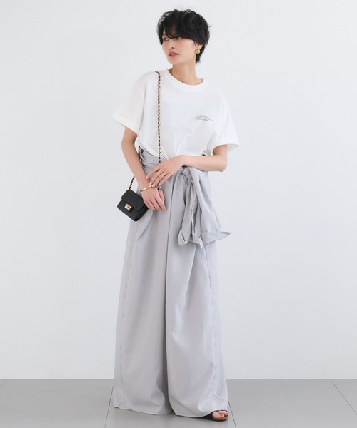 BARNYARDSTORM（バンヤードストーム）の「BARNYARDSTORM / ストライプシャツワンピース / ハンドウォッシャブル（ワンピース・レディース・ブラック系その他/ブルー系その他・FREE）」の20枚目の写真