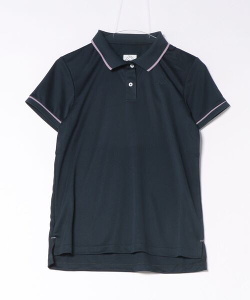 Kappa(カッパ)の「【Kappa/カッパ】レディースポロシャツ ゴルフ(シャツ/ブラウス・レディース・ホワイト/ピンク/ネイビー/ブラック・LARGE/MEDIUM/SMALL)」の3枚目の写真