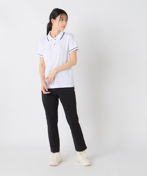 Kappa(カッパ)の「【Kappa/カッパ】レディースポロシャツ ゴルフ(シャツ/ブラウス・レディース・ホワイト/ピンク/ネイビー/ブラック・LARGE/MEDIUM/SMALL)」の17枚目の写真