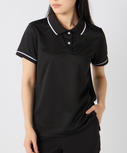Kappa(カッパ)の「【Kappa/カッパ】レディースポロシャツ ゴルフ(シャツ/ブラウス・レディース・ホワイト/ピンク/ネイビー/ブラック・LARGE/MEDIUM/SMALL)」の19枚目の写真