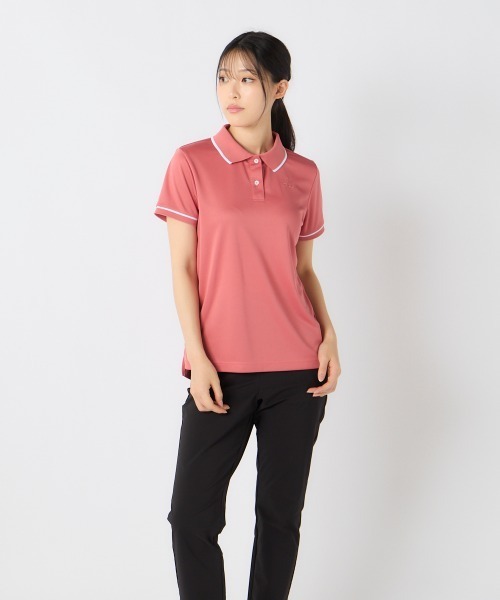 Kappa(カッパ)の「【Kappa/カッパ】レディースポロシャツ ゴルフ(シャツ/ブラウス・レディース・ホワイト/ピンク/ネイビー/ブラック・LARGE/MEDIUM/SMALL)」の15枚目の写真