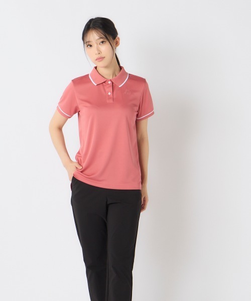 Kappa(カッパ)の「【Kappa/カッパ】レディースポロシャツ ゴルフ(シャツ/ブラウス・レディース・ホワイト/ピンク/ネイビー/ブラック・LARGE/MEDIUM/SMALL)」の16枚目の写真