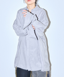 CITYSHOP シティーショップ / シルク コットンSHIRRING シャツ CITYSHOP シティーショップ / シルク コットンSHIRRING シャツ 【公式