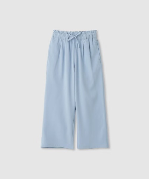 NAVY(ネイビー)の「SARARI イージーワイドパンツ 接触冷感機能付きのTPUクールドライ素材(その他パンツ・キッズ・ミント/ブラック/サックスブルー・130cm/140cm/150cm/160cm)」の16枚目の写真