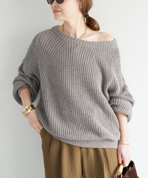 Deuxieme Classe | *追加 Lily Linen アゼ プルオーバー(ニット/セーター)