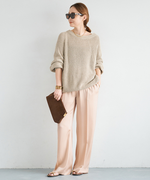 Lily Linen アゼ プルオーバー(ニット/セーター)|Deuxieme Classe Lily Linen アゼ プルオーバー(ニット/セーター)|Deuxieme Classe