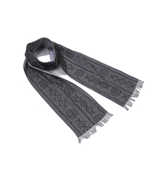 MAINBOOTH（メインブース）の「Offset Pattern Scarf(BLACK)（バンダナ/スカーフ）」