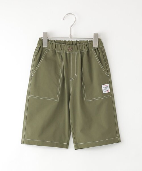 ikka(イッカ)の「さらっとイージーハーフパンツ(120~160cm)(その他パンツ・キッズ・ベージュ/セージグリーン/ブラック/ダークオリーブ・130/160/120/150/140)」の3枚目の写真