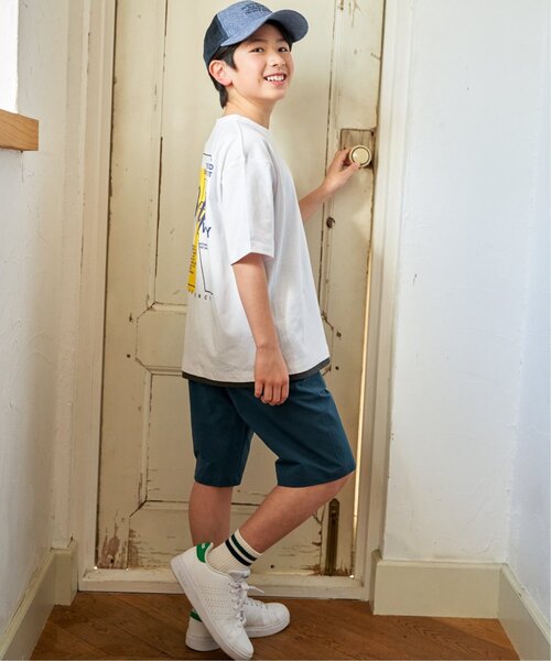 ikka(イッカ)の「さらっとイージーハーフパンツ(120~160cm)(その他パンツ・キッズ・ベージュ/セージグリーン/ブラック/ダークオリーブ・130/160/120/150/140)」の9枚目の写真