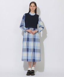 ブルーレーベルワンピ ブルーレーベルクレストブリッジ BLUE LABEL CRESTBRIDGE 【一部店舗