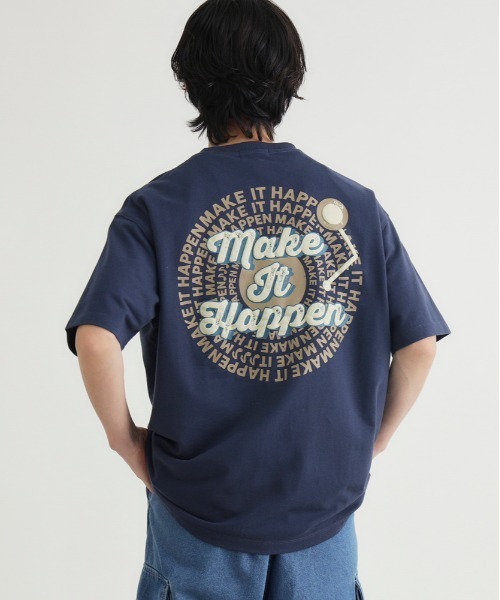 セール】【BACK NUMBER】ミュージックロゴTシャツ (厚手Tシャツ