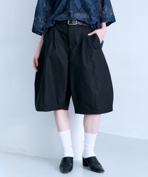 RAGEBLUE（レイジブルー）の「Chino Barrel Half Pants/CHINOカーブハーフパンツ（チノパンツ・メンズ・ブラック/ホワイト・MEDIUM/LARGE）」の10枚目の写真