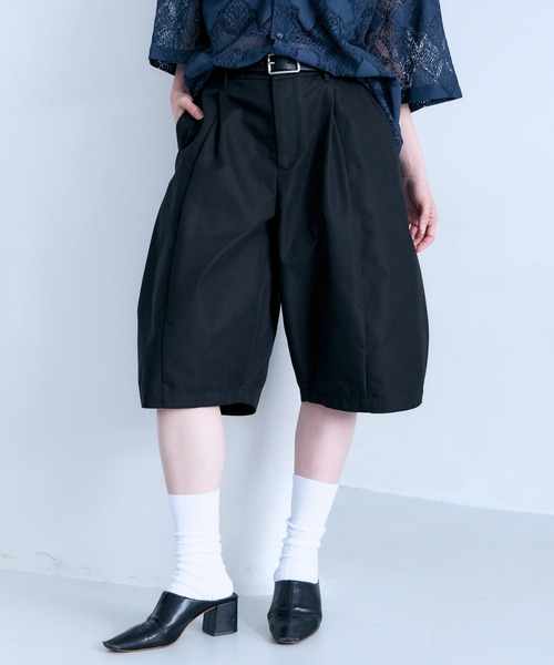 RAGEBLUE（レイジブルー）の「Chino Barrel Half Pants/CHINOカーブハーフパンツ（チノパンツ・メンズ・ブラック/ホワイト・MEDIUM/LARGE）」の9枚目の写真