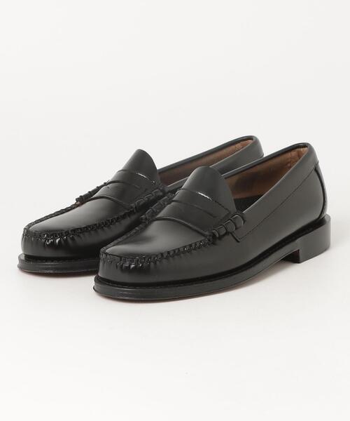 G.H.BASS(ジーエイチバス)の「G.H.BASS (ジーエイチバス)LARSON MOC PENNY /BA11010H(ローファー・メンズ・ブラック/ブラック系その他・7.5/8.5/8/9/7)」の2枚目の写真