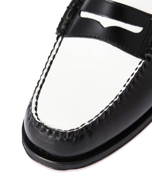 G.H.BASS(ジーエイチバス)の「G.H.BASS (ジーエイチバス)LARSON MOC PENNY /BA11010H(ローファー・メンズ・ブラック/ブラック系その他・7.5/8.5/8/9/7)」の3枚目の写真