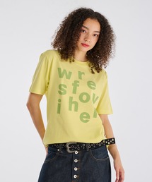 WISH FOR EVER | 【 4color / 3size 】RANDOM LOGO GRAPHIC T/ランダムロゴグラフィックT(Tシャツ/カットソー)
