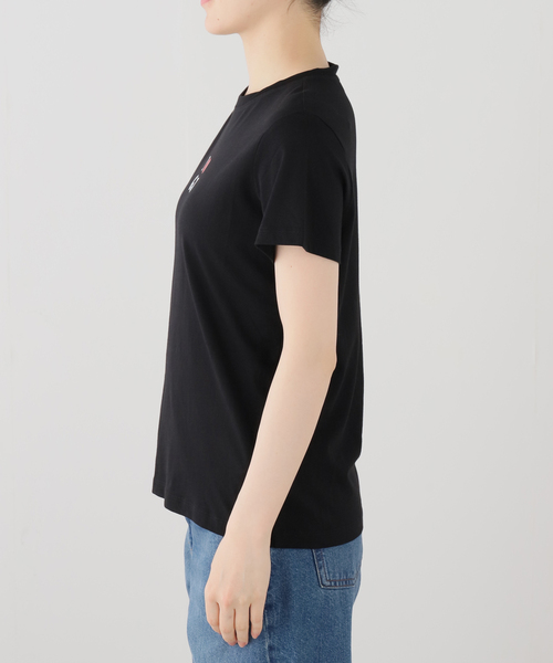 GUESS JEANS(ゲスジーンズ)の「GUESS JEANS / ゲス ジーンズ I LOVE GS TEE(Tシャツ/カットソー・レディース・ブラック/ピンク/ホワイト/ブルー・SMALL)」の15枚目の写真