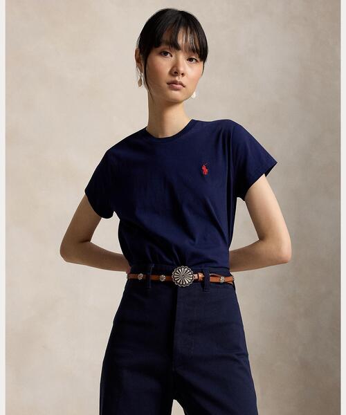 クラシック フィット コットン ジャージー クルーネック Tシャツ（T