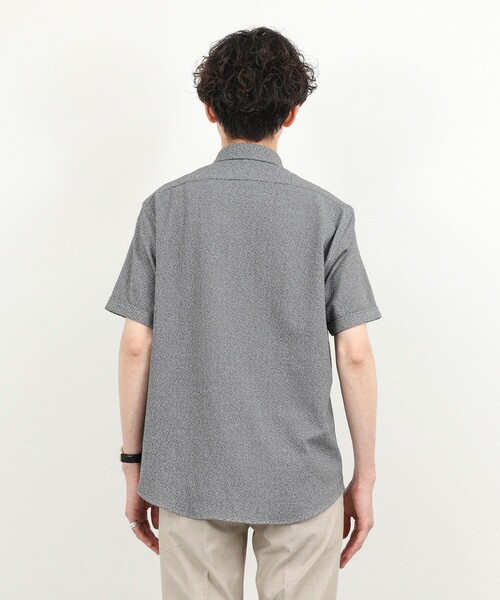 NOLLEY’S（ノーリーズ）の「《ビジカジ対応》リンクス イタリアンカラー半袖シャツ 26SS（シャツ/ブラウス・メンズ・ネイビー/ホワイト/ダークグリーン/グレー・S/M/L/XL）」の19枚目の写真