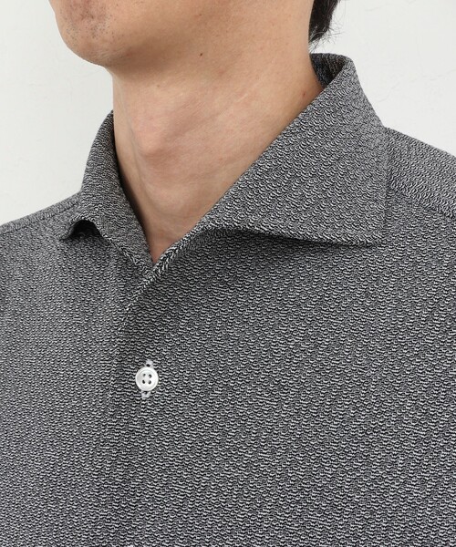 NOLLEY’S（ノーリーズ）の「《ビジカジ対応》リンクス イタリアンカラー半袖シャツ 26SS（シャツ/ブラウス・メンズ・ネイビー/ホワイト/ダークグリーン/グレー・S/M/L/XL）」の21枚目の写真